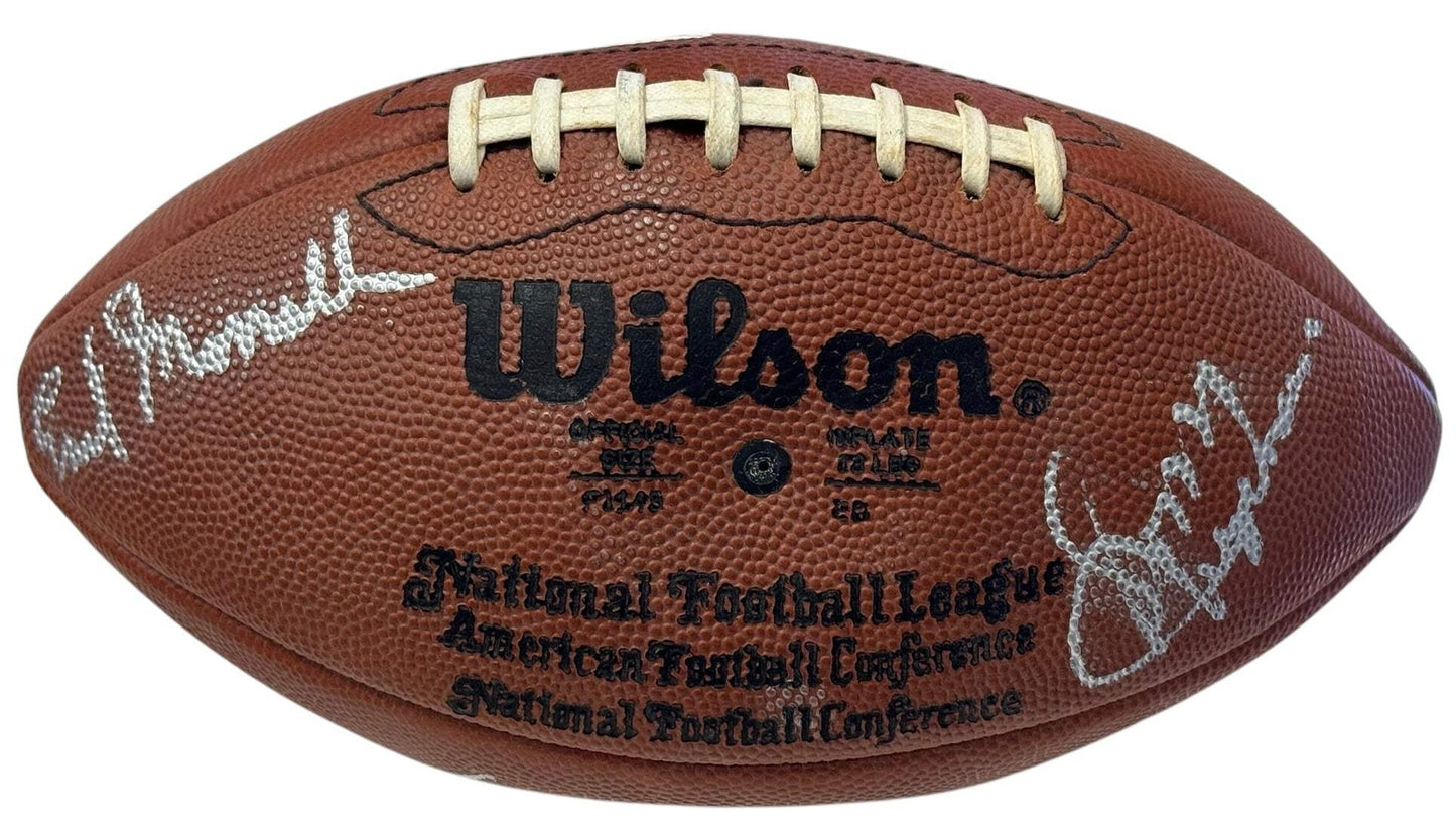 Nfl Greats Autographed Official Wilson Football (Jsa)