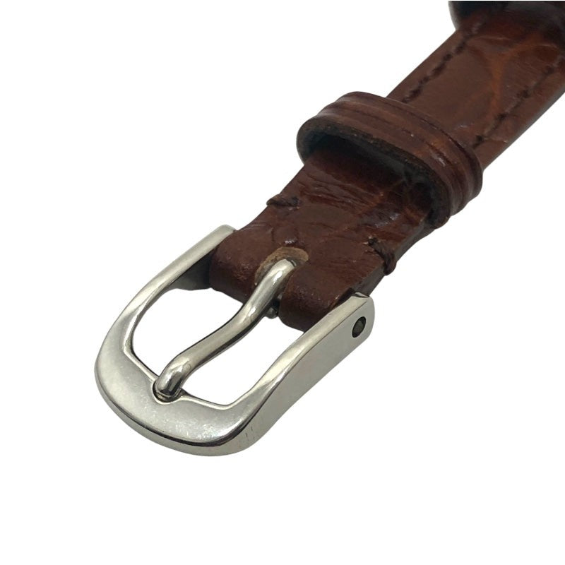 Cartier Tankissime Sm W650029H Silver K18Wg/Leather Strap (Non-Oem)
