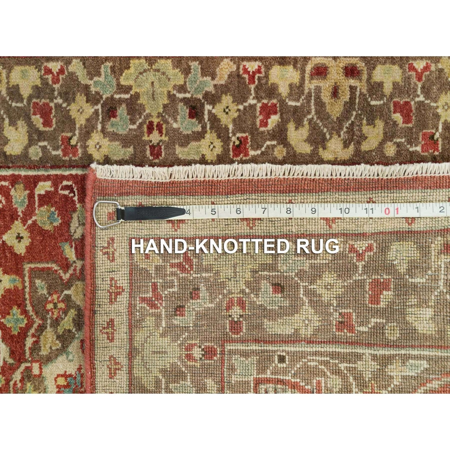 2'7"X22' Cherry Red Wool Haji Jalili Design Hand Knotted Xl Runner Rug