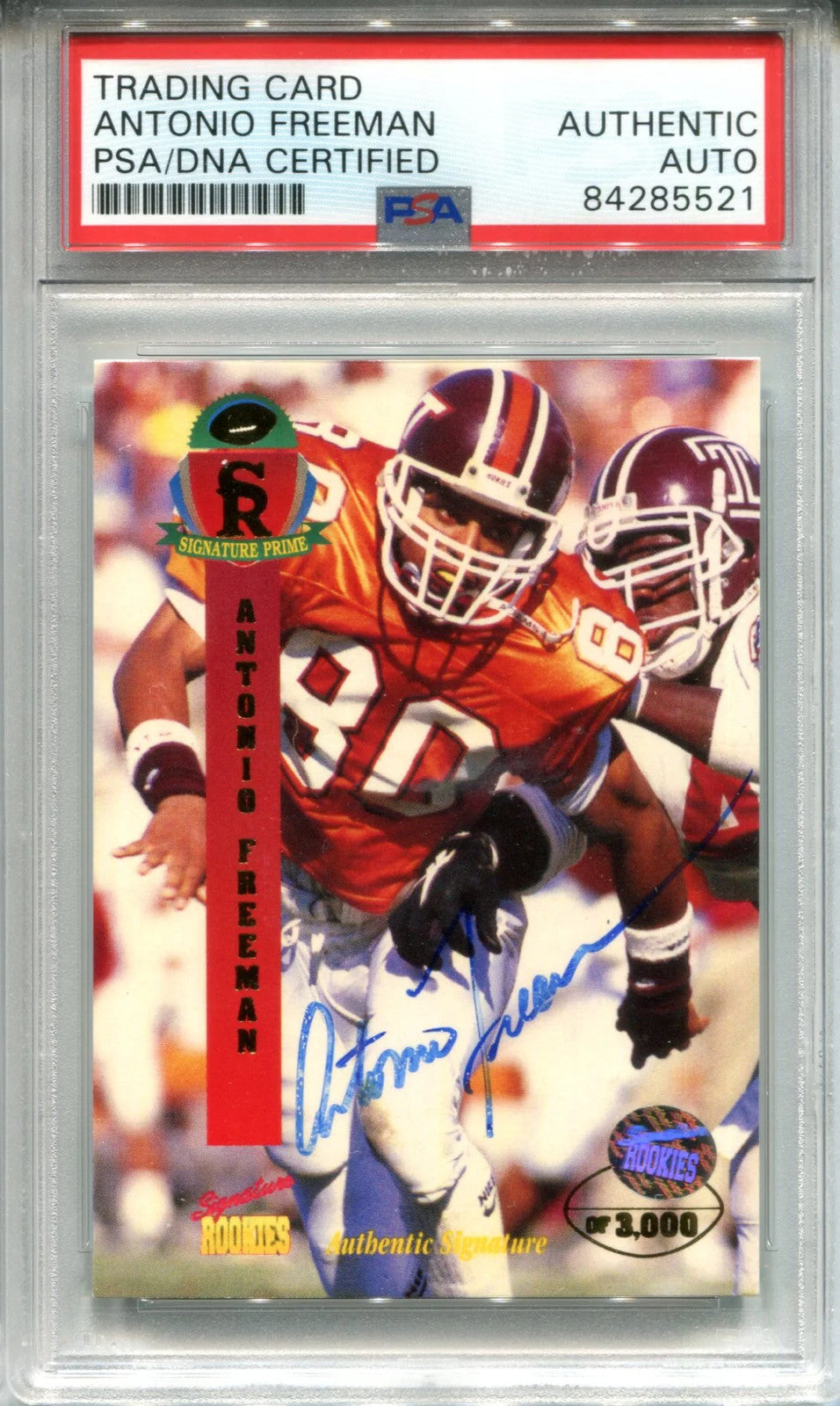 Antonio Freeman Autographed 1995 Signature Rookies Rookie Card (Psa)