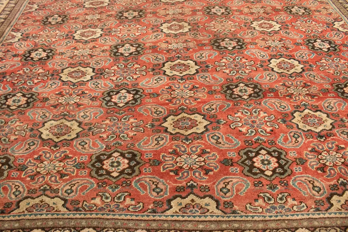 Antique Hand-Knotted Oriental Rug One-Of-A-Kind