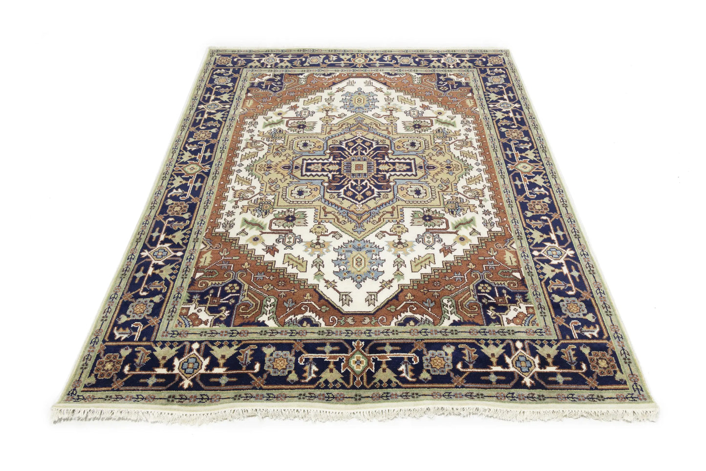 8X10 Ft Heriz Serapi Oriental Rug Traditional