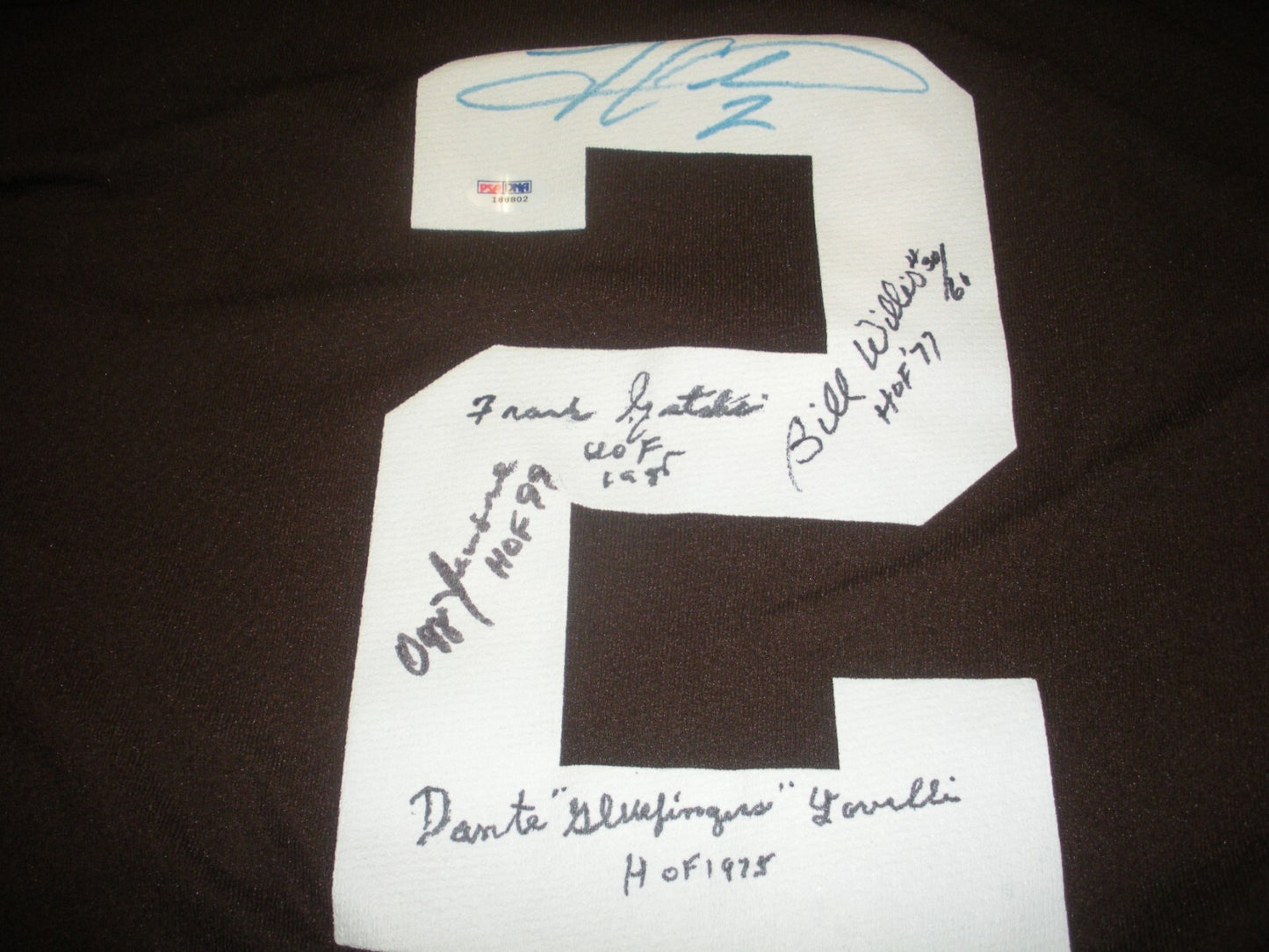 Bill Willis,Frank Gatski,Lavelli Psa/Dna/Coa