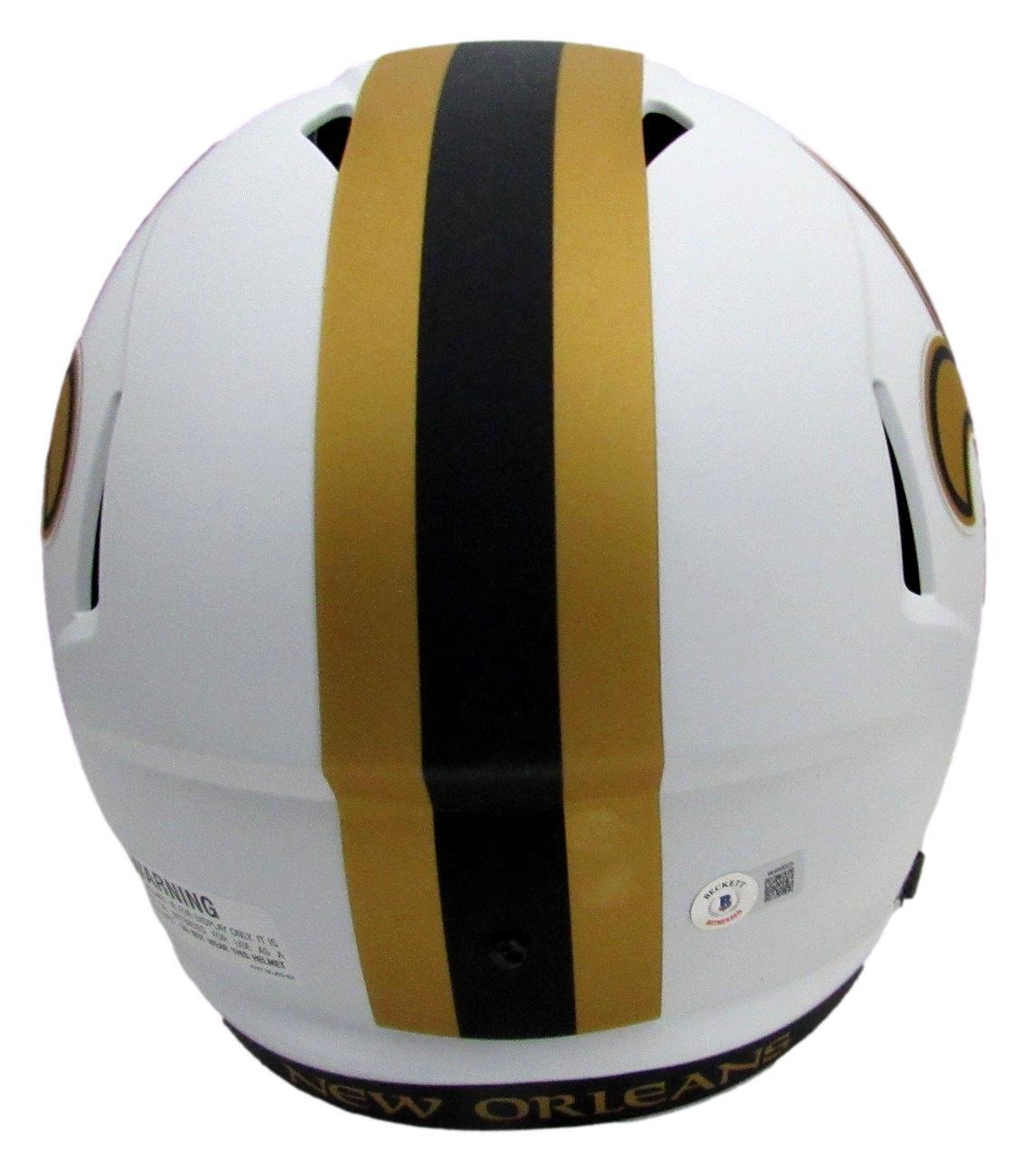 Drew Brees Autographed Full Size Lunar Replica