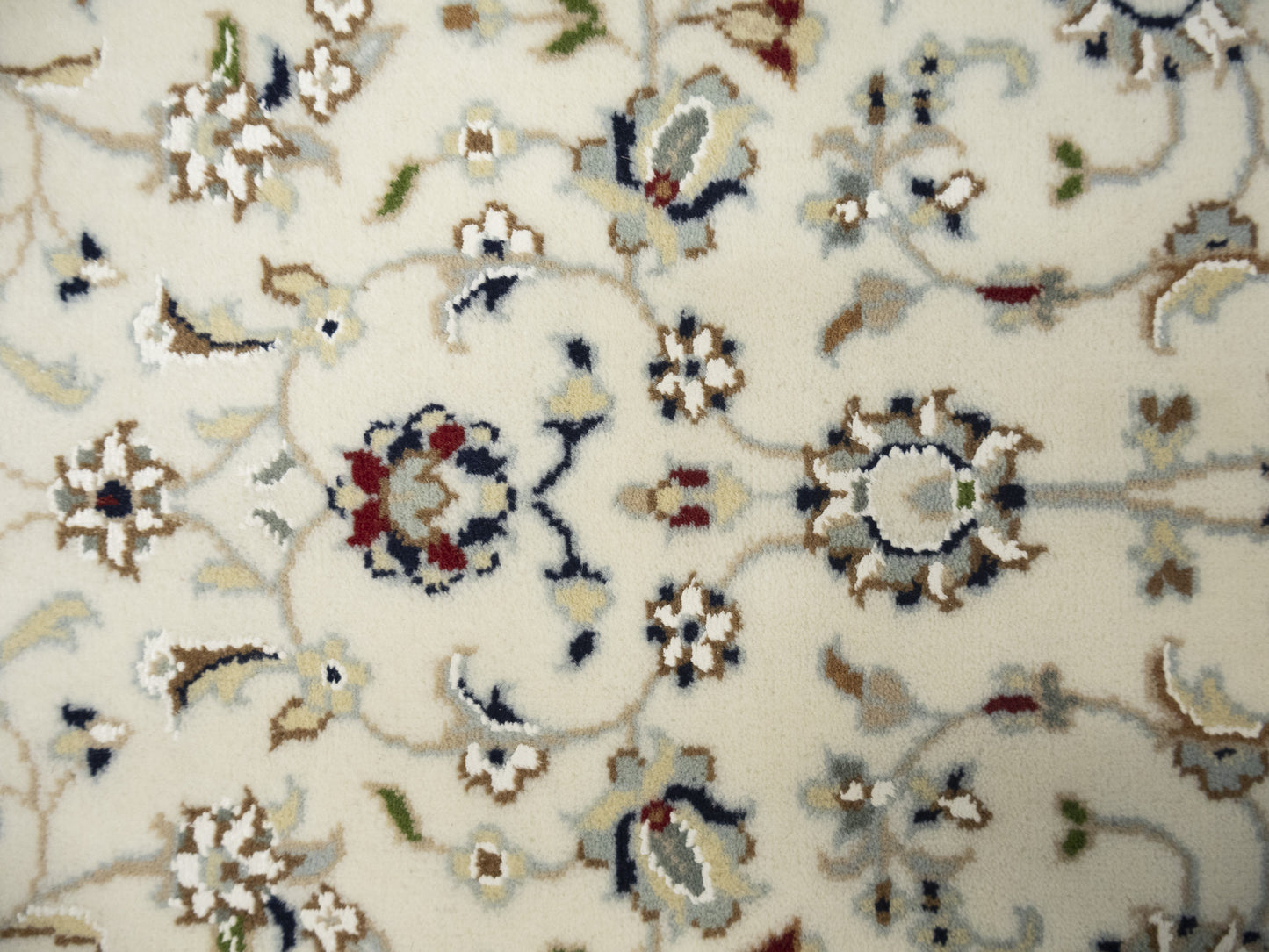 Indo-Nain Oriental Runner Rug All-Over Floral
