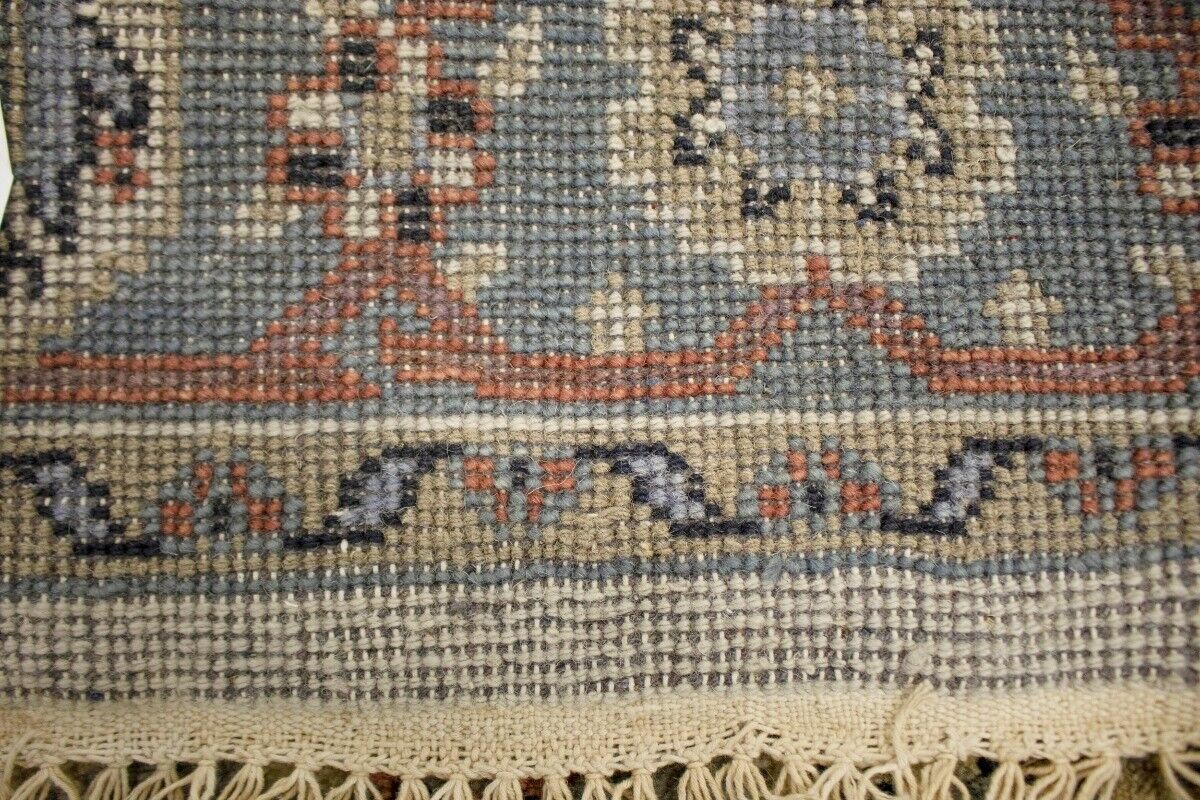 Handmade Indo-Viss Oriental Rug Cream Tribal