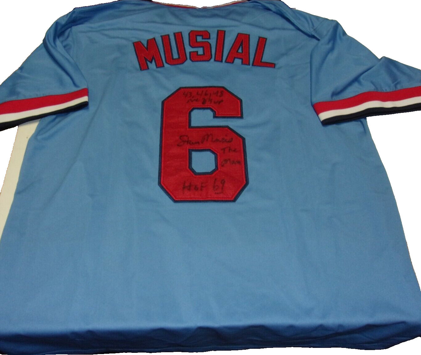Stan Musial Cardinals Musial/Coa Signed Official