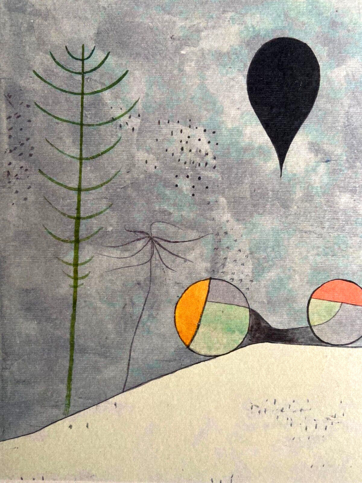 Paul Klee Lithograph Coa Signed Numbered By Piet