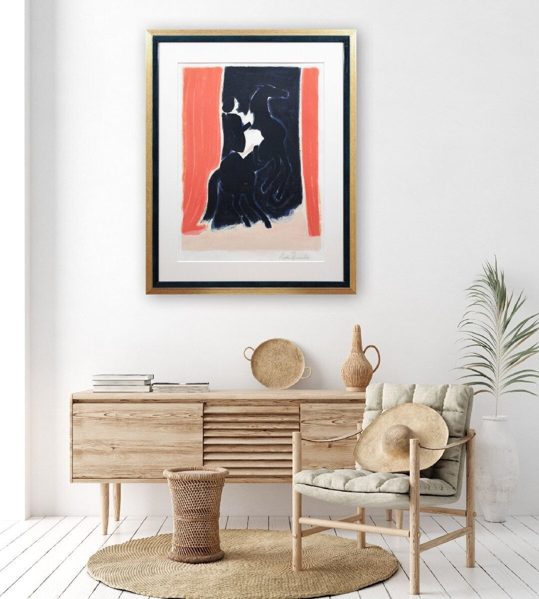 Andre Brasilier Original Lithograph "Circus"