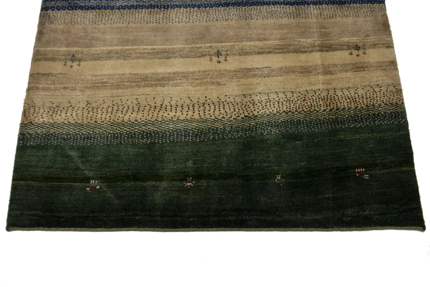 Multicolor Plush Modern Tribal Gabbeh Area Rug