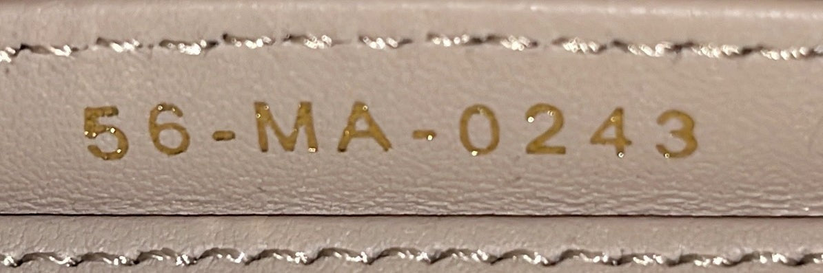 Christian Dior Cd Signature Vanity Case Leather Small