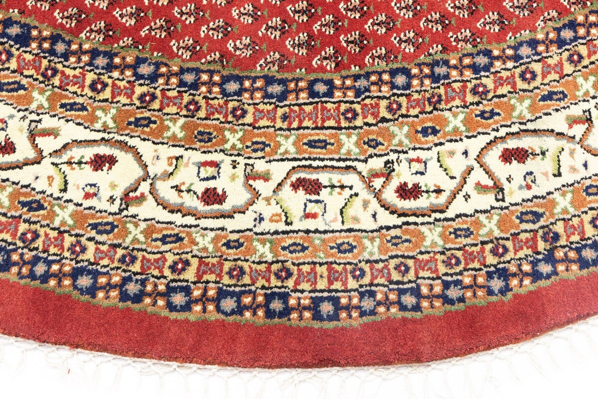 Handmade Tribal Indo Botemir Round Oriental Rug