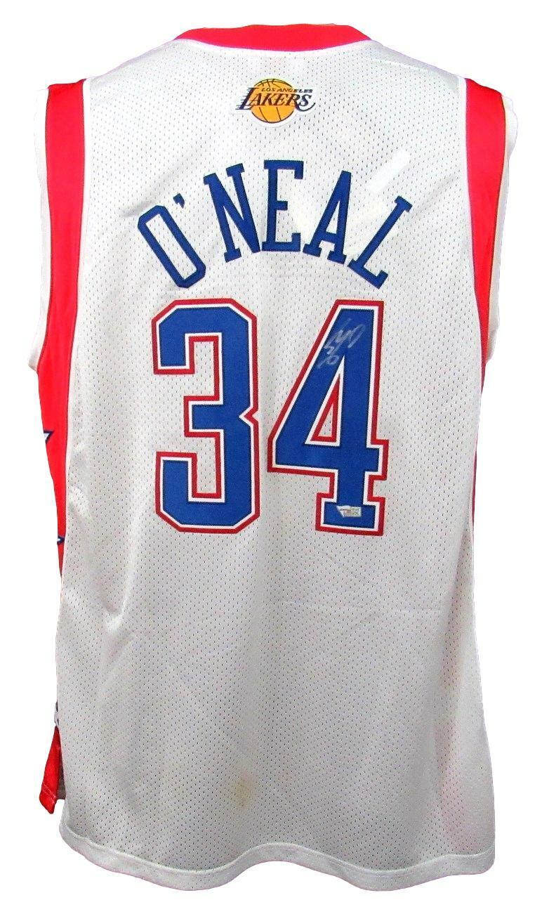 Shaquille O'Neal Hof Signed Nba West All-Star