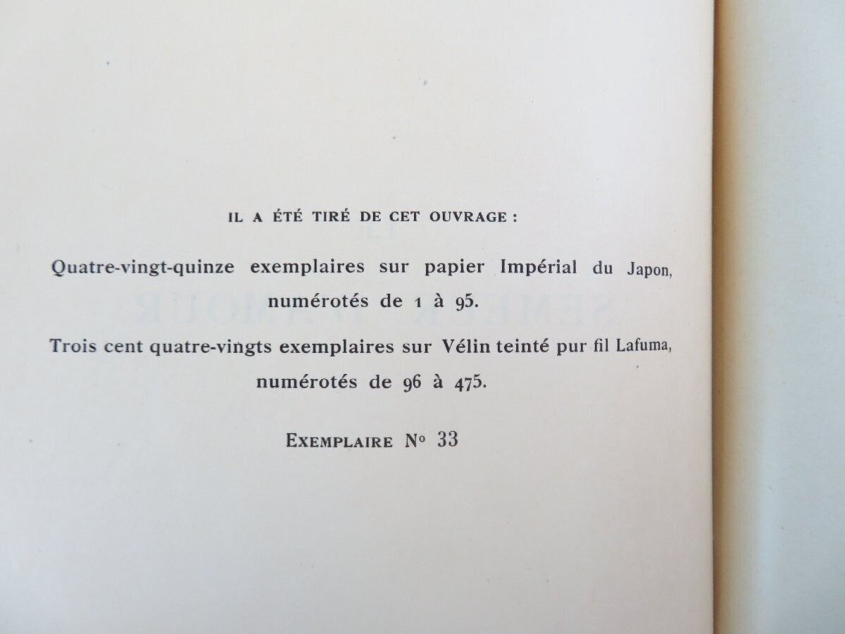 Rare 1924 French Illustrated Book 'Le Semeur D'Amour' - Champsaur Felicien