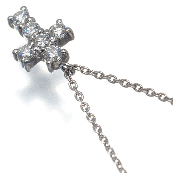 Vendome Necklace Diamond 0.18Ct Cross 900 850