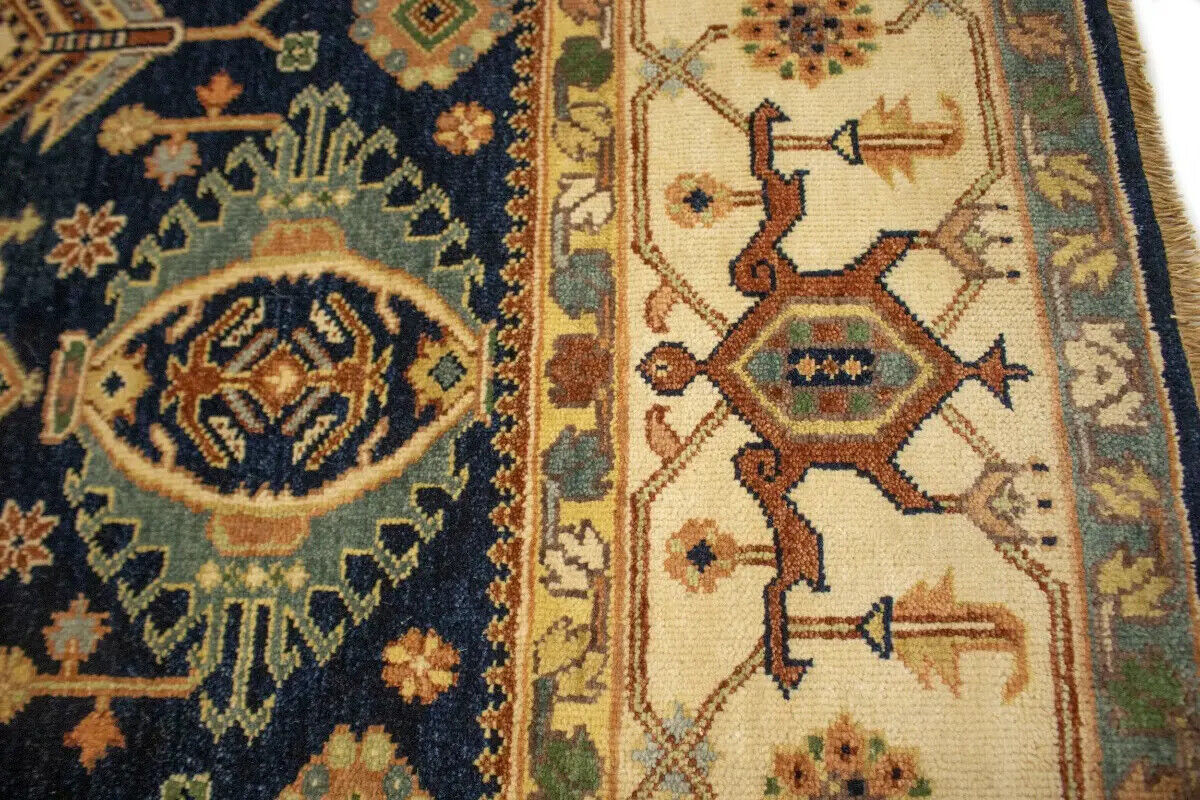 8X10 ft Handmade Indo Karajeh Oriental Rug