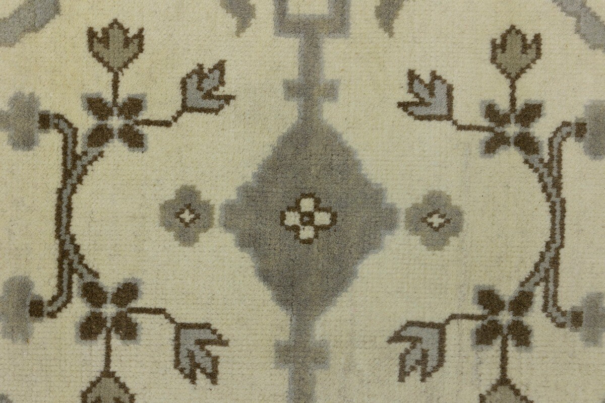 Handmade Wool Oushak Oriental Rug Extra Large