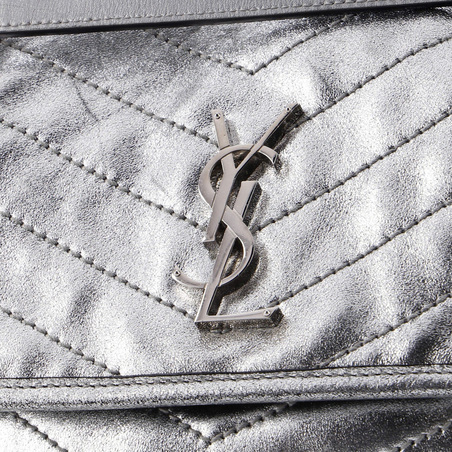 Saint Laurent Niki Chain Flap Bag Leather Medium