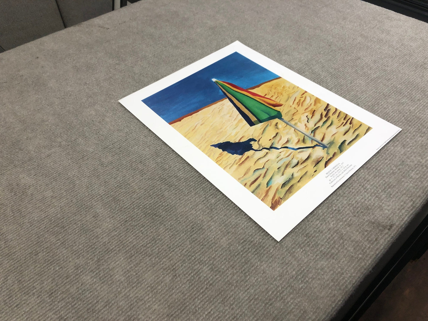 David Hockney Beach Umbrella " Poster Pop Art