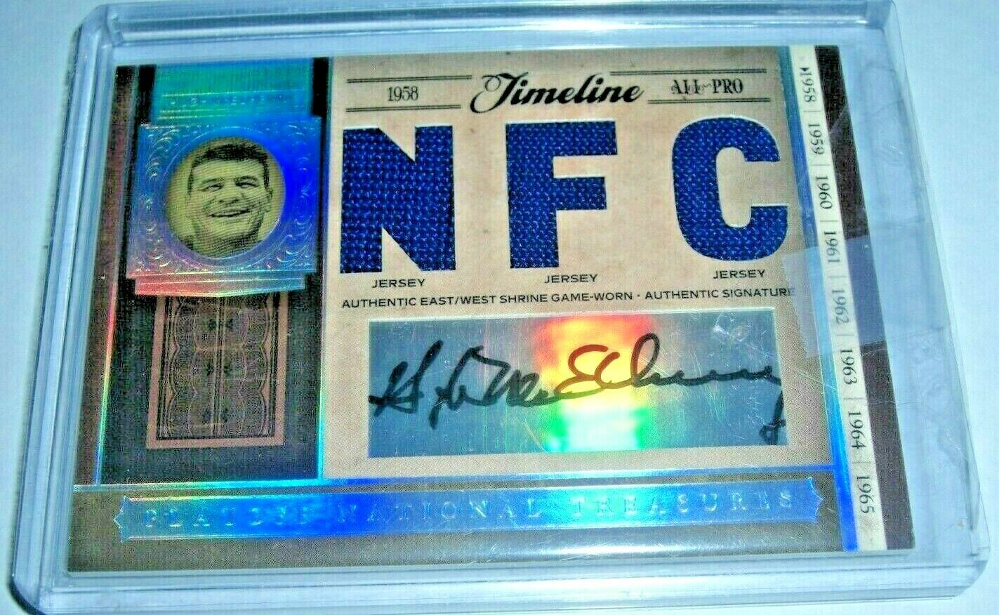 Hugh Mcelhenny National Treasures Triple Game