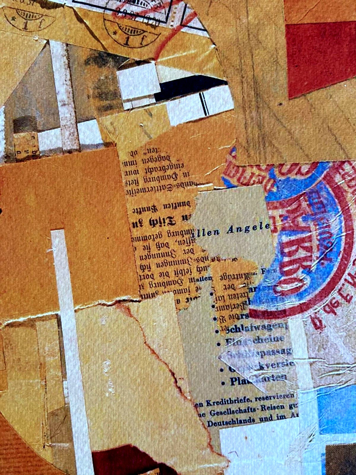 Kurt Schwitters Lithograph 1980 (Joseph Beuys Man Ray Le Corbusier)