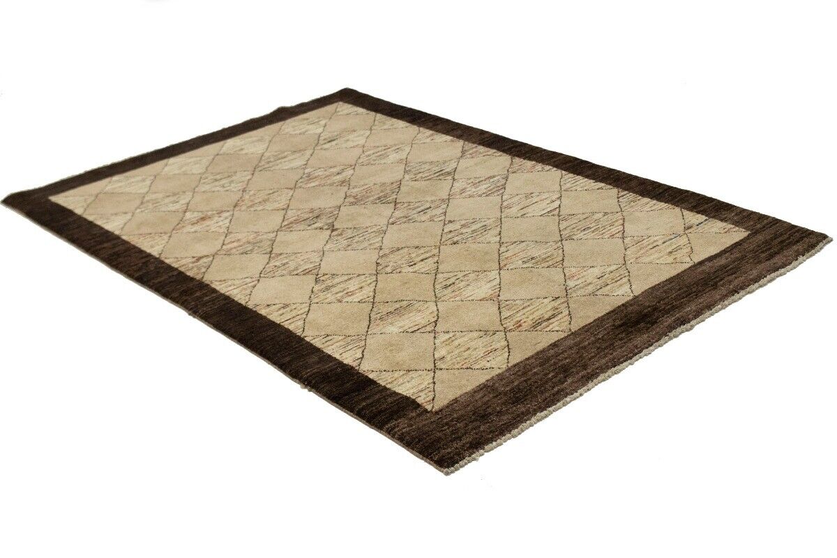 Handmade Gabbeh Chobi Oriental Rug Modern Tribal