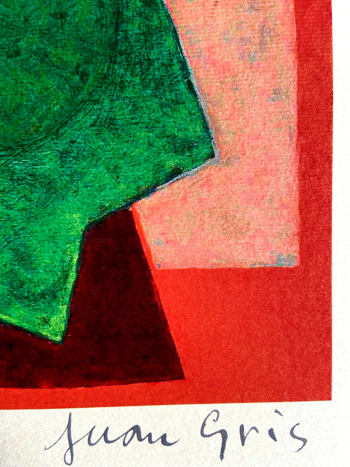 Juan Gris Lithograph Coa Numbered A Hand
