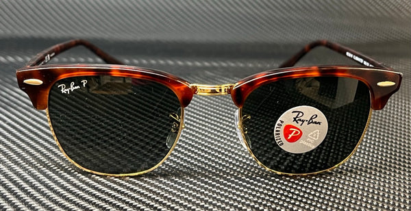 RAY BAN RB3016 990 58 Red Havana Square 55 mm Polarized Unisex Sunglasses