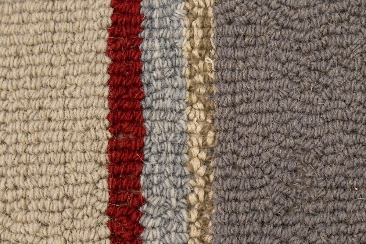 Hand-Tufted Multicolored Stripes 5X8 Modern Area