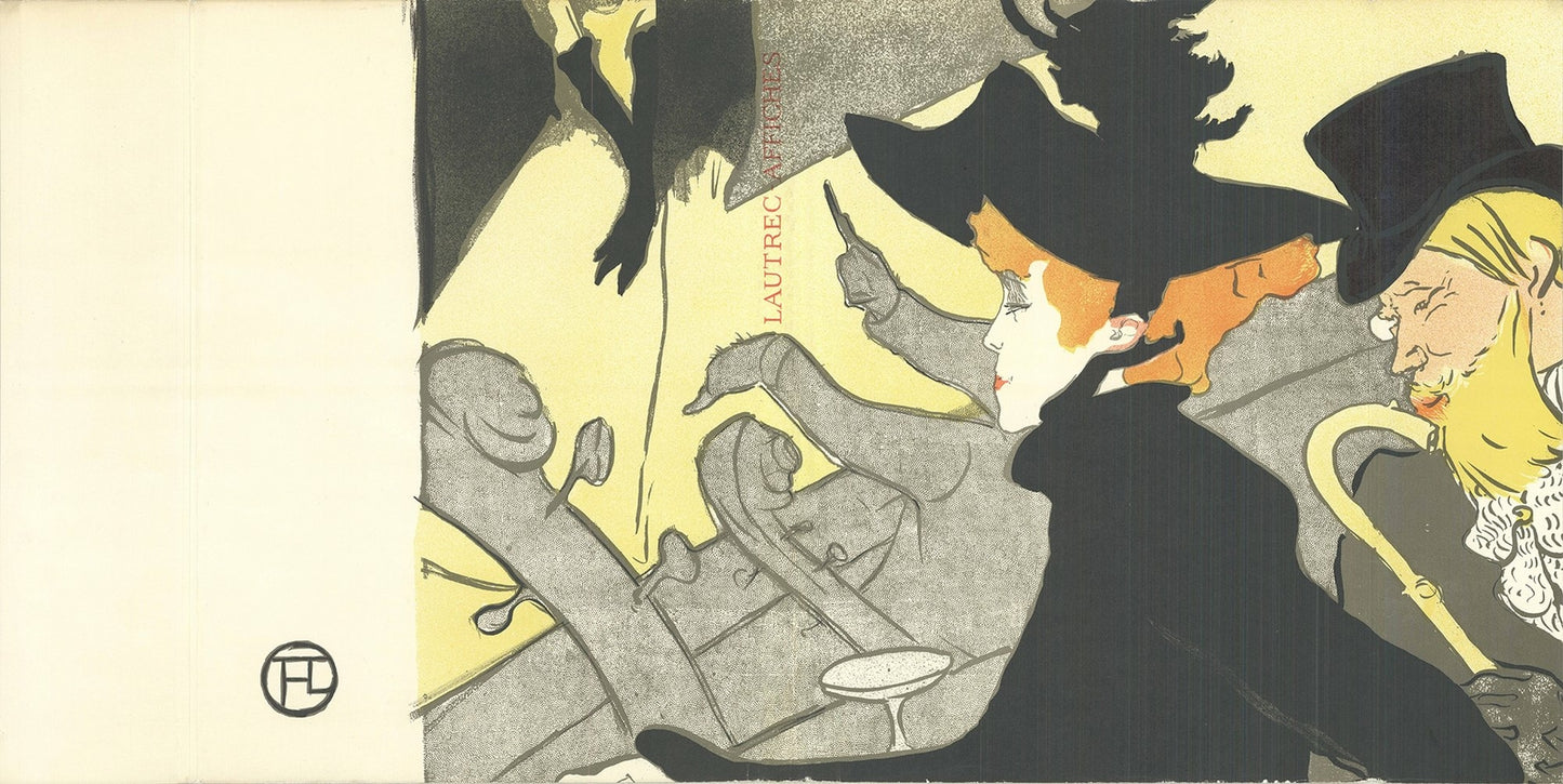Henri De Toulouse-Lautrec Affiches " Lithograph Art Nouveau Black