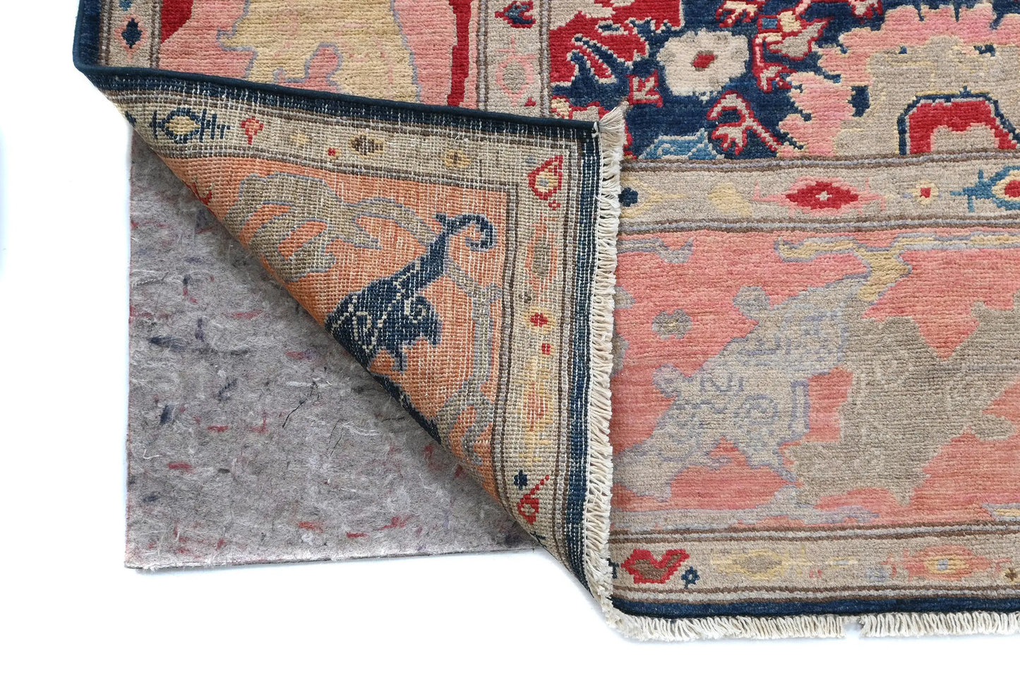 Handmade Kazak Pakistan Rug Floral Modern Design
