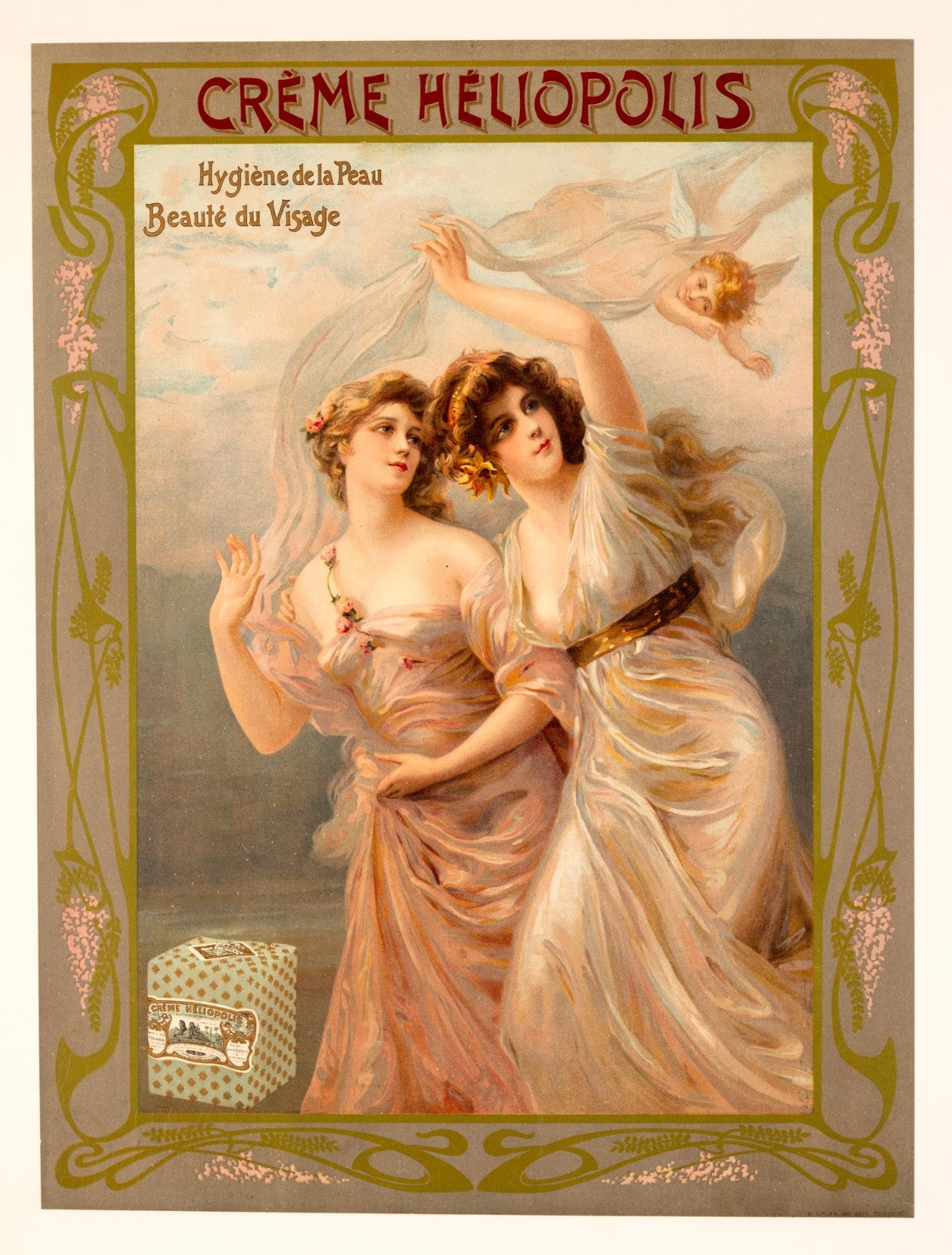 Heliopolis Crme Skin Cream - Art Nouveau Skin Cream - 1890'S Beauty Products
