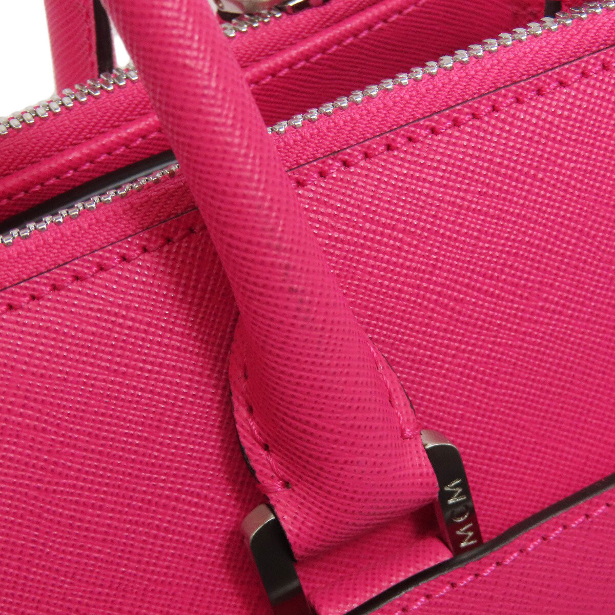 MCM Tote Bag Logo 2WAY Leather