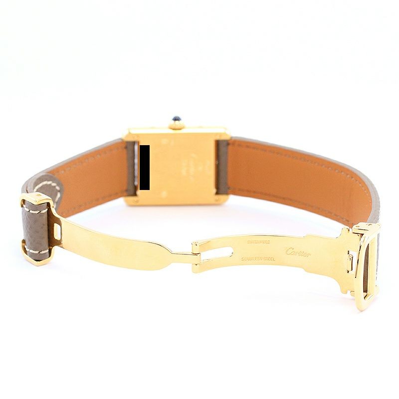 Cartier Must Tank Sm Vermeil W1008354