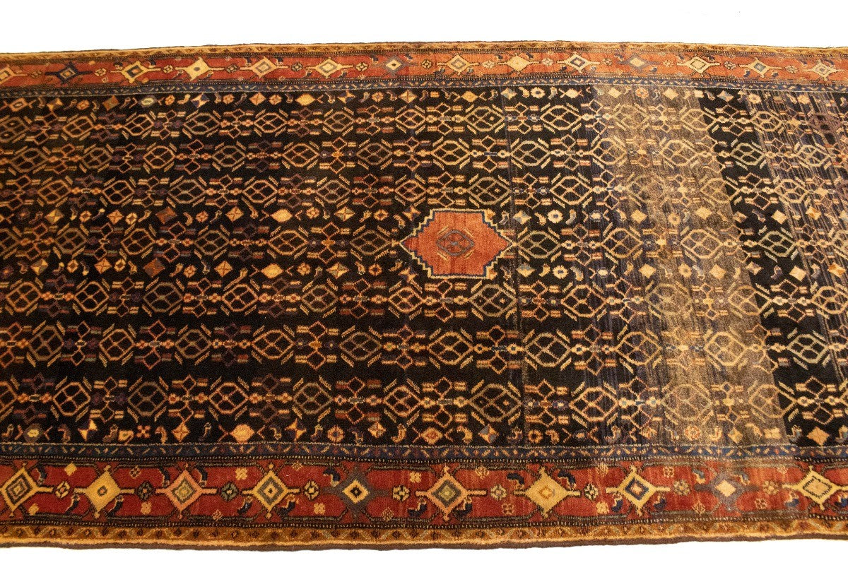 Vintage Tribal Style Handmade Oriental Runner Rug