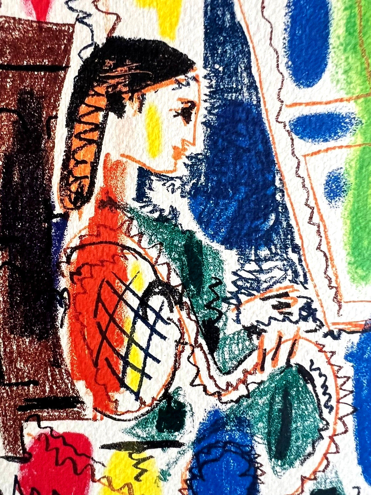 Pablo Picasso Lithograph Coa Signed Numbered And