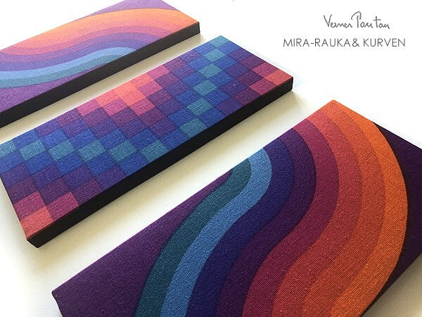 Verner Panton Set Of 3 Mira-Rauka Kurven Multi