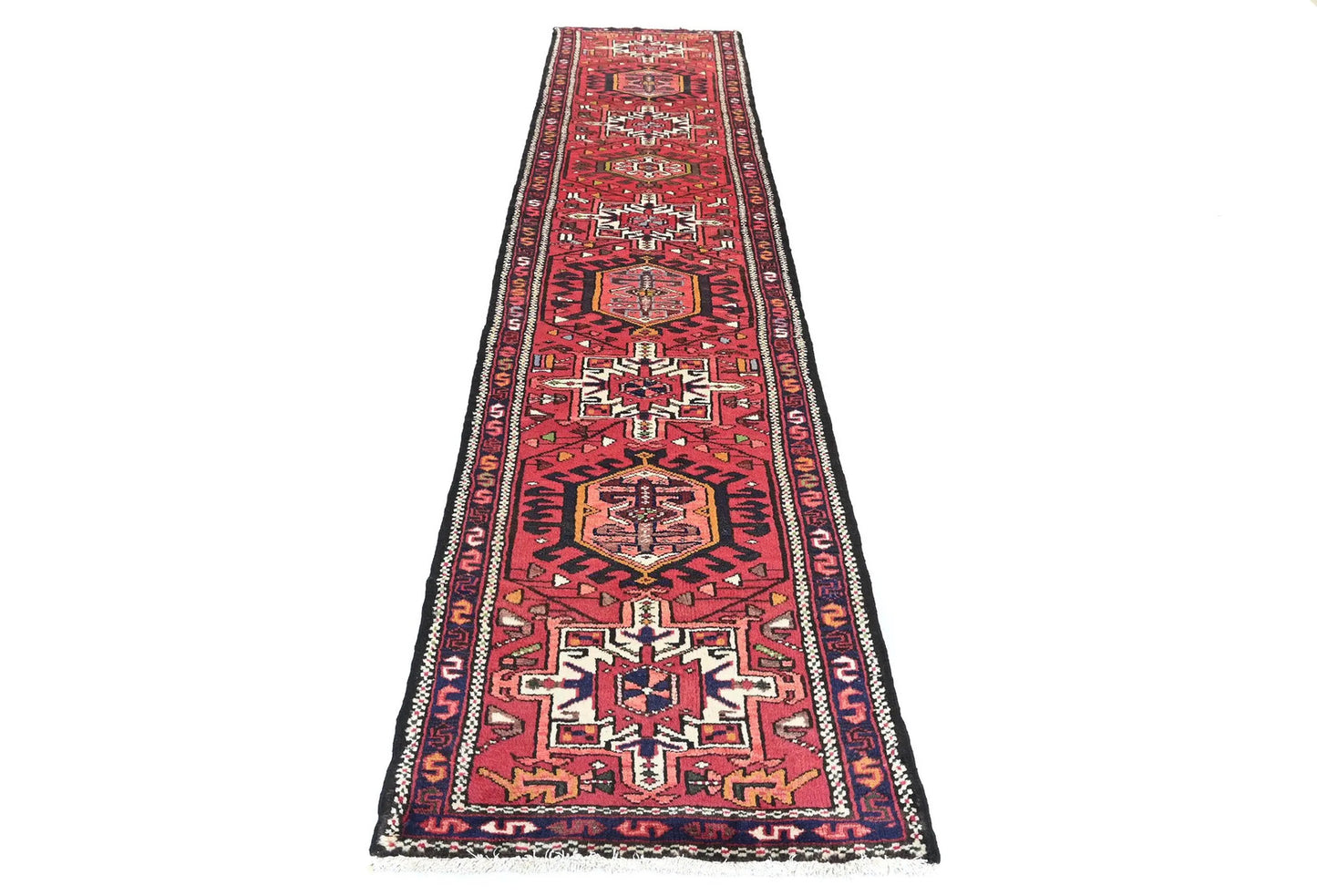 Vintage Tribal Oriental Runner Rug 2'5X12'0 ft