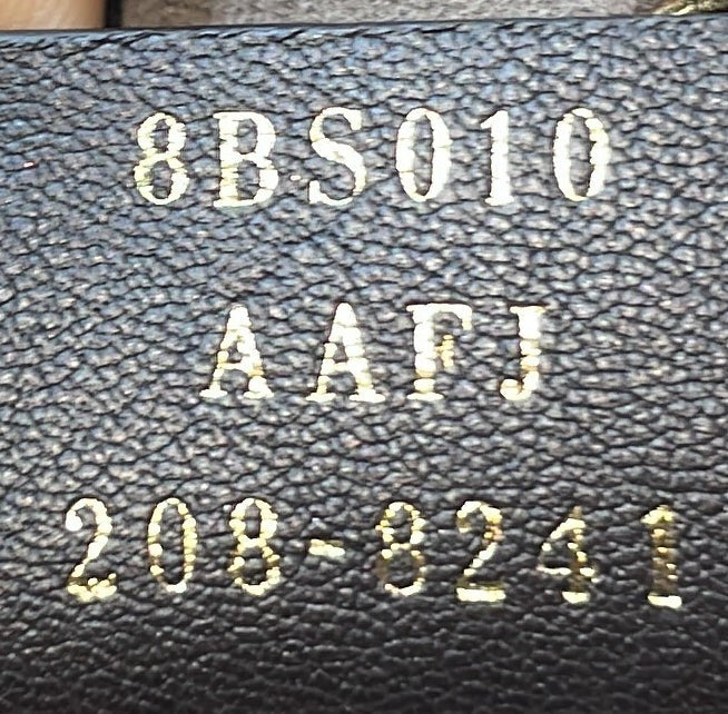 Fendi Karligraphy Mon Tresor Bucket Bag Embossed Patent Mini