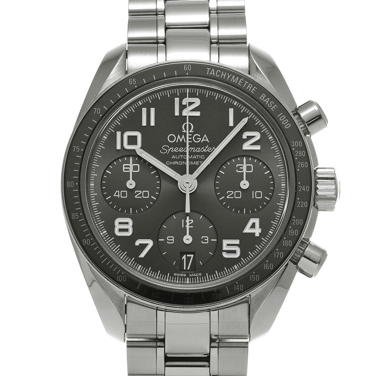 Omega Speedmaster Date 324.30.38.40.06.001 Gray Men'S Used Watch #2117