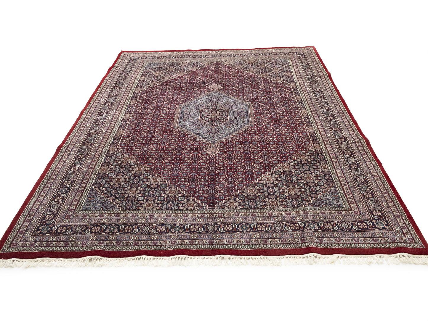 Floral Tribal Indo-Bidjar Oriental Wool Rug