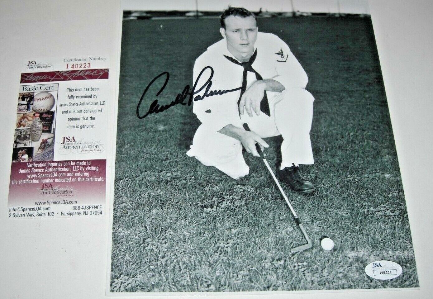 Arnold Palmer Masters Winner Coast Guard Uniform
