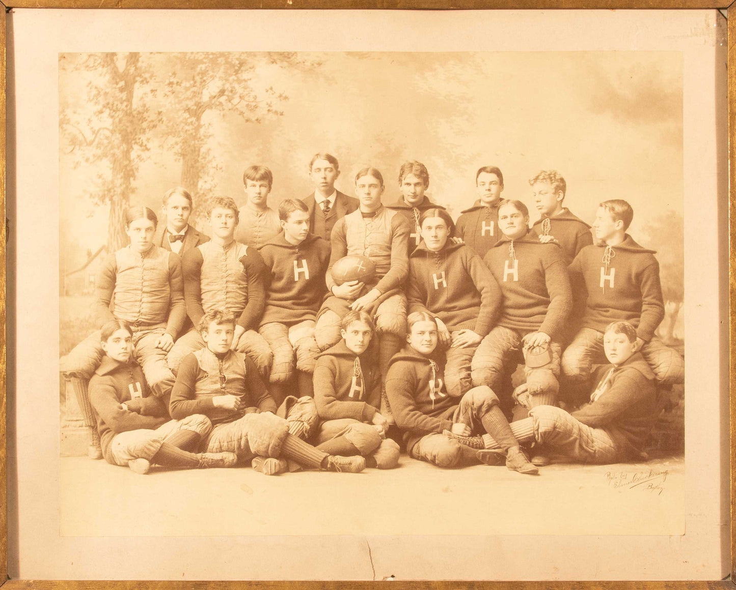 1894 Harvard Football Team 13X16 Photo By Elmer