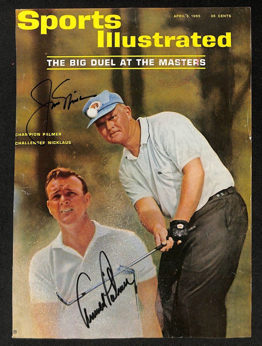 Jack Nicklaus/Arnold Palmer Dual-Signed 1965 Si