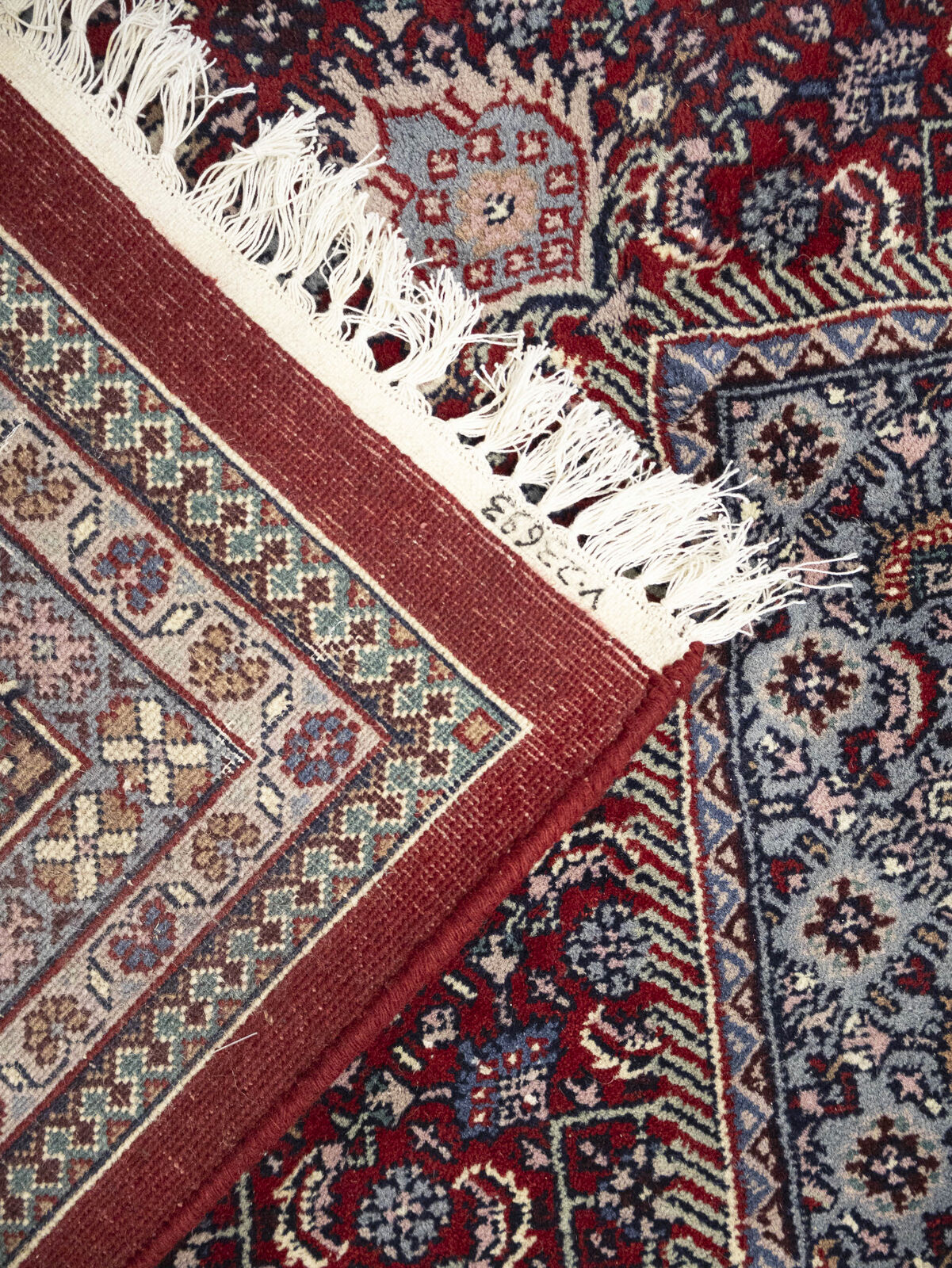 Floral Tribal Indo-Bidjar Oriental Wool Rug