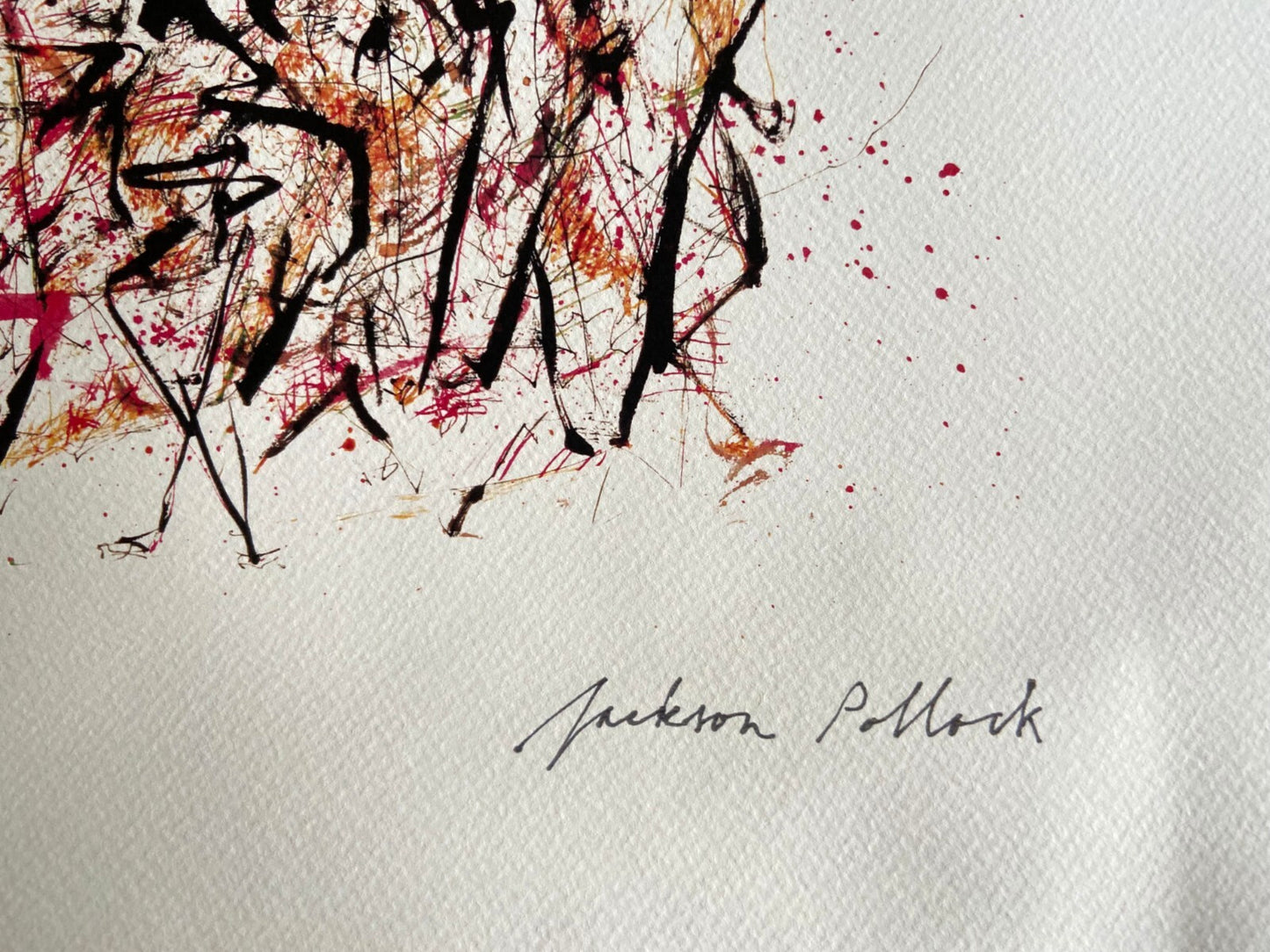 Jackson Pollock Lithograph Guggenheim Museum Coa