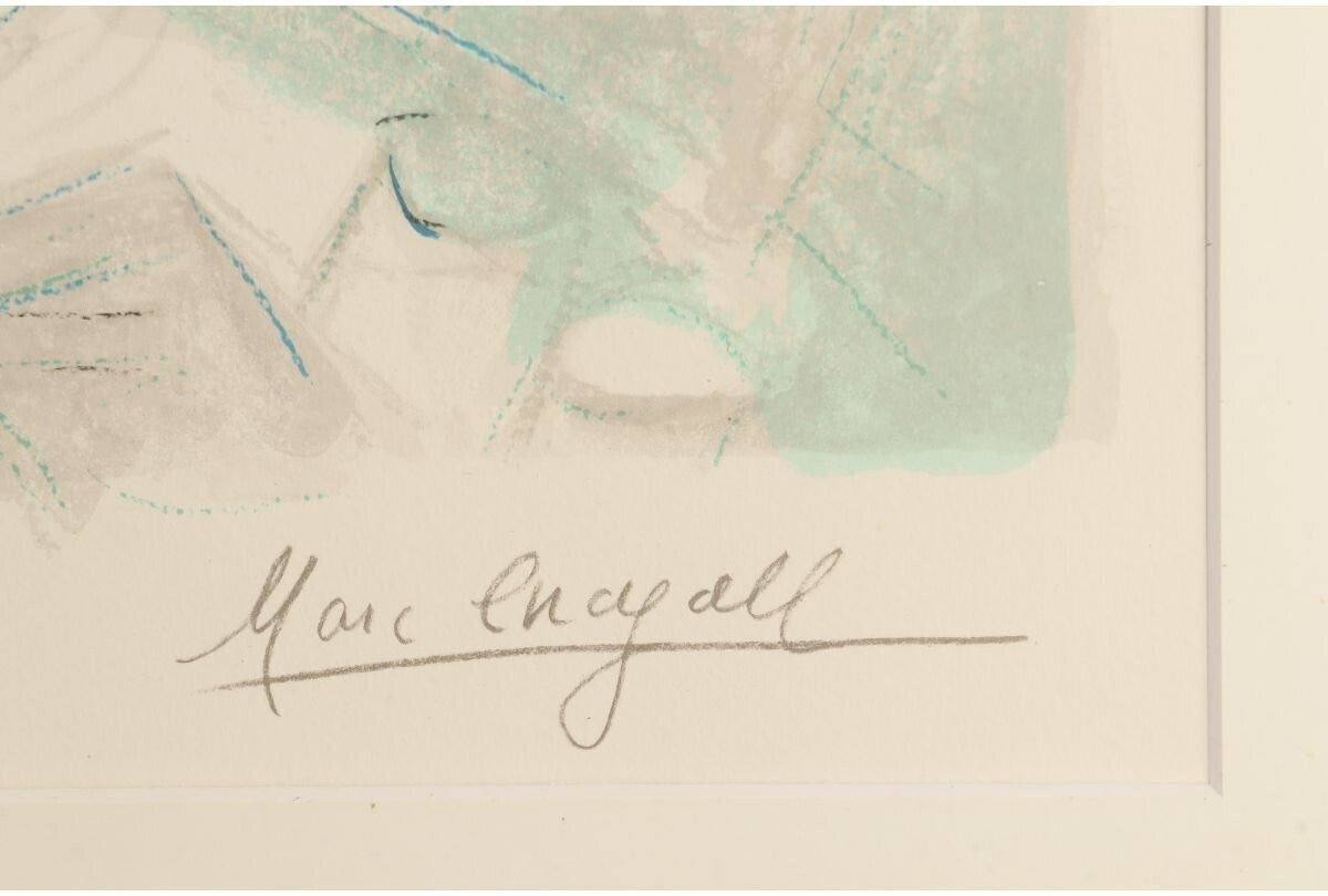 Marc Chagall Signed Original Lithograph Limited