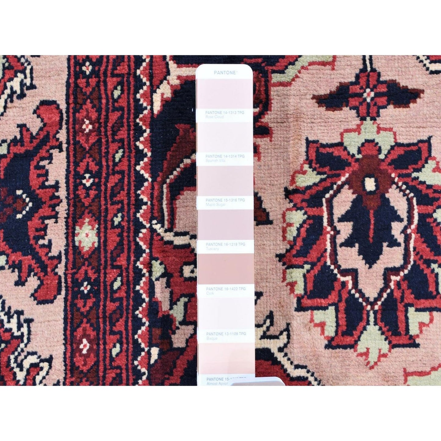 3'X19' Pink Afghan Khamyab Shiny Wool Hand Knotted Xl Runner Rug