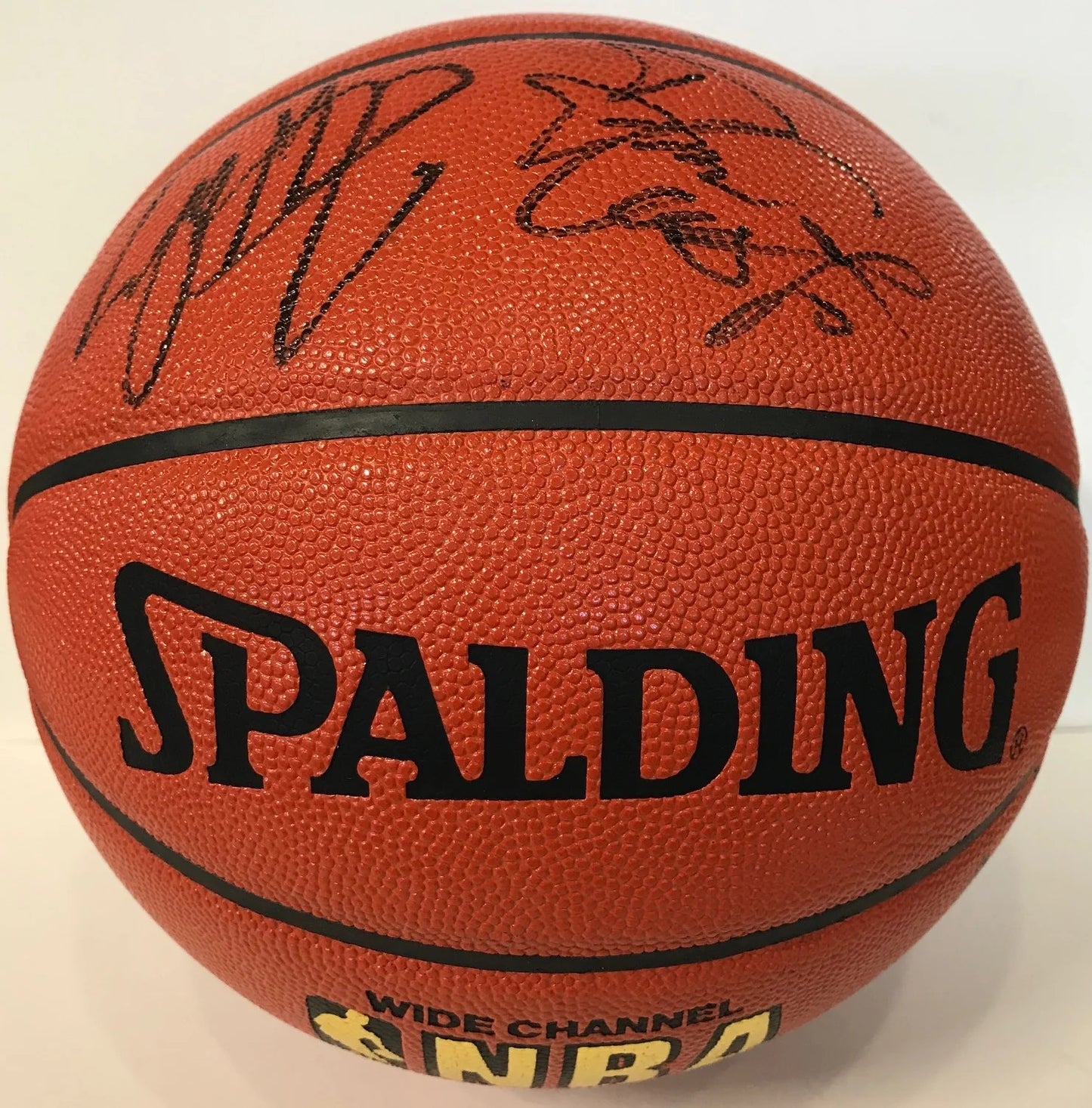 1996-97 Miami Heat Signed Spalding Indoor/Outdoor Basketball