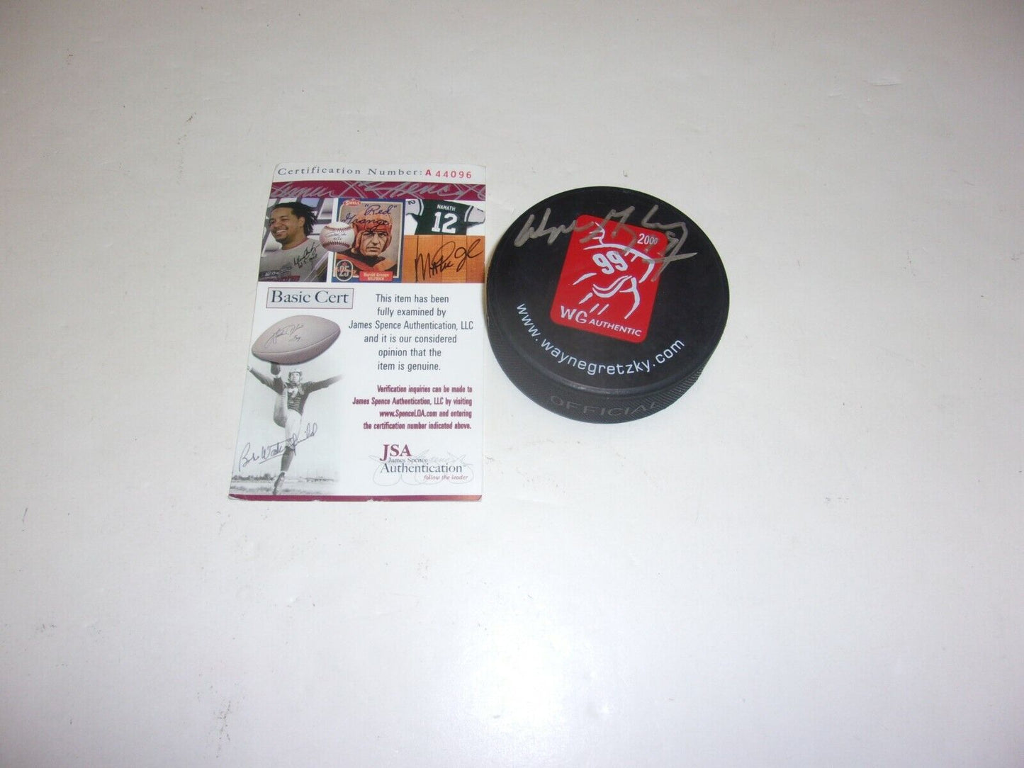 Wayne Gretzky New York Rangers,Oilers,Hof Jsa/Coa